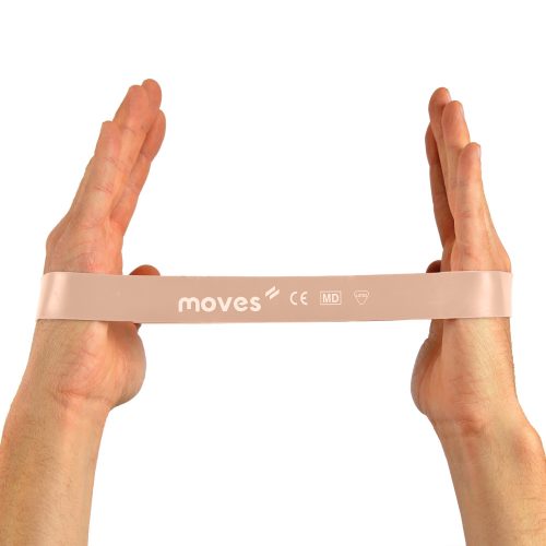 Moves Loop gumiacia slučka | extra slabá - béžová | 30 x 2,5 cm