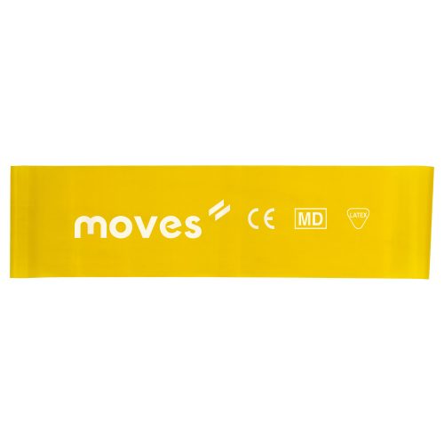 Moves Wide Loop široká posilňovacia gumová slučka | slabá - žltá | 30 x 7,5 cm