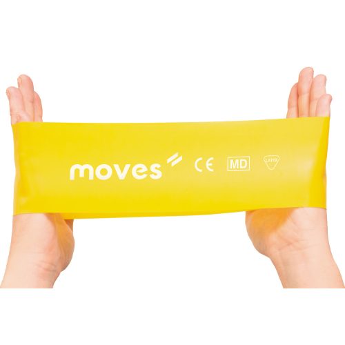 Moves Wide Loop široká posilňovacia gumová slučka | slabá - žltá | 30 x 7,5 cm