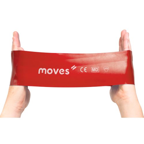 Moves Wide Loop široká posilňovacia gumička slučka | stredná - červená | 30 x 7,5 cm