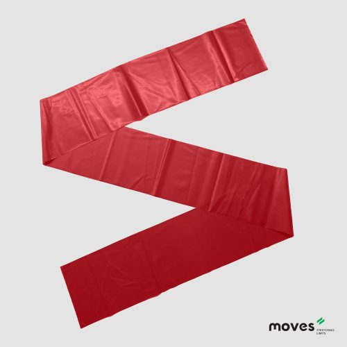 Moves Band gumový pás 1,5m | stredný - červený