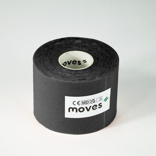 Moves kineziologický tejp 5 cm x 5 m | čierny