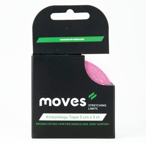 Moves kineziologický pásik 5 cm x 5 m | ružový