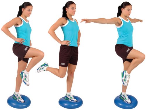 Balance Trainer nafukovací vankúš na rozvoj rovnováhy