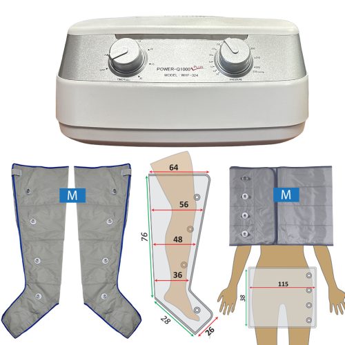 Power Q-1000 Plus sada – manžety na nohy M a opasok M