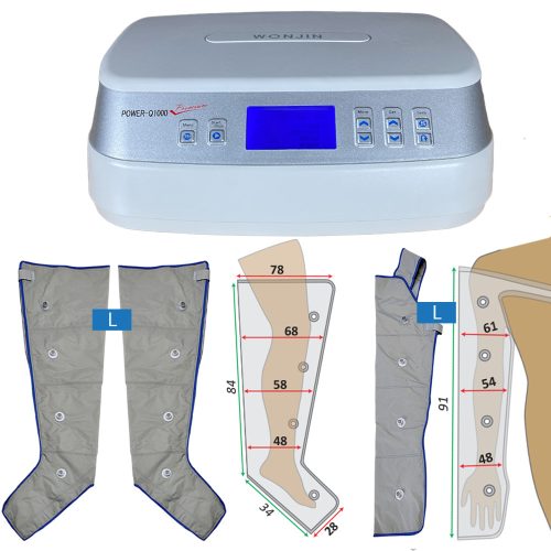 Power Q-1000 Premium sada – manžety na nohy L a na ruky L