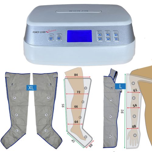 Power Q-1000 Premium sada – XL návleky na nohy a L návlek na paže