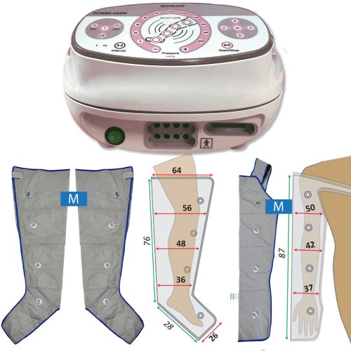 Power Q-2200 sada – manžety na nohy M a manžety na ruky M