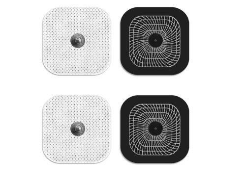 UltraStim 5×5 cm samolepiaca TENS elektróda s patentným zapínaním, 4 ks/sada