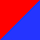 červená / modrá
