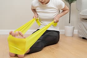Posilňovacia guma - najjednoduchší nástroj na rehabilitáciu
